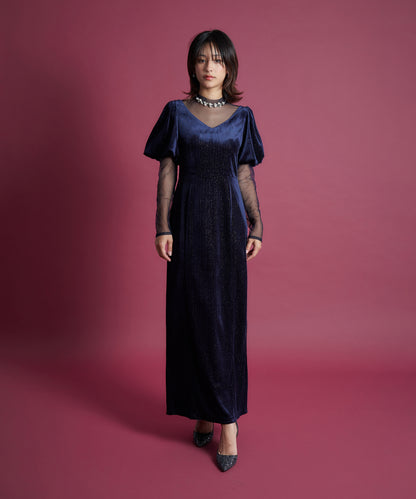 モデルサイズ：162cm B80 W59 H83 / 着用：ネイビー M