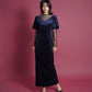 LAME VELVET DRESS