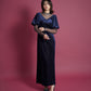 LAME VELVET DRESS