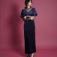 LAME VELVET DRESS