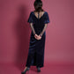 LAME VELVET DRESS