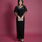 LAME VELVET DRESS