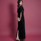 LAME VELVET DRESS