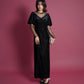 LAME VELVET DRESS
