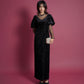 LAME VELVET DRESS