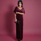 LAME VELVET DRESS