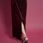 LAME VELVET DRESS
