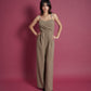 2WAY PEARL STRAP PANTS DRESS