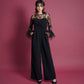 2WAY PEARL STRAP PANTS DRESS