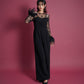 2WAY PEARL STRAP PANTS DRESS