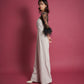 2WAY PEARL STRAP PANTS DRESS