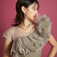 TULE MOTIF PANTS DRESS