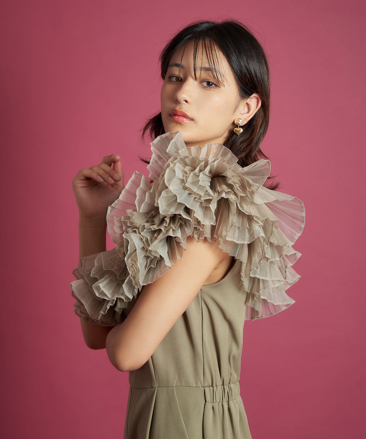 モデルサイズ：162cm B80 W59 H83 / 着用：ミント M