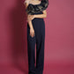 TULE MOTIF PANTS DRESS