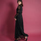 LAME PLEATS DRESS
