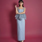 SHEER VOLUME TOP DRESS