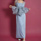 SHEER VOLUME TOP DRESS