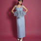 SHEER VOLUME TOP DRESS