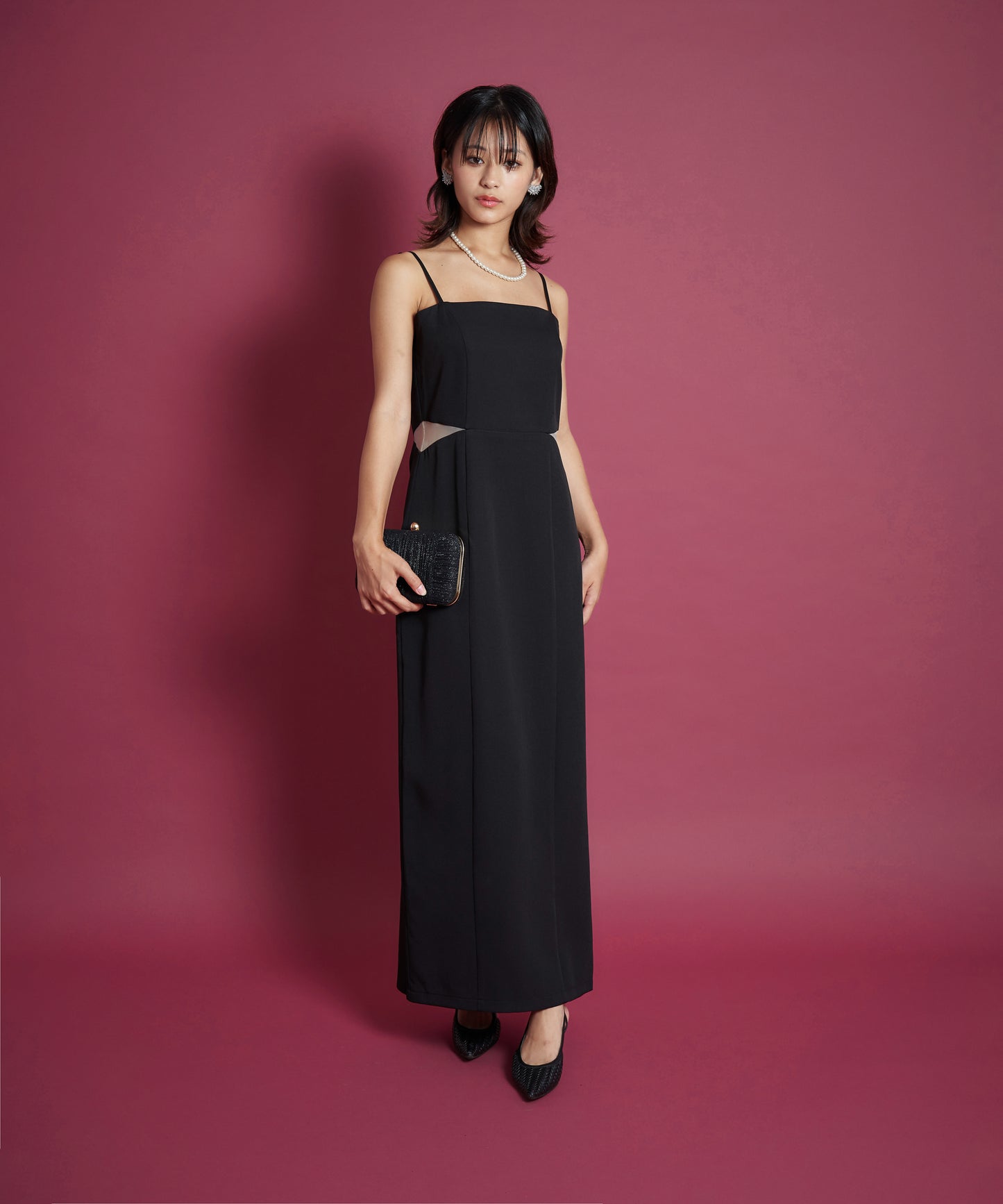 SHEER VOLUME TOP DRESS