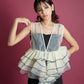 SHEER VOLUME TOP DRESS