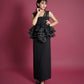 SHEER VOLUME TOP DRESS