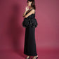 SHEER VOLUME TOP DRESS