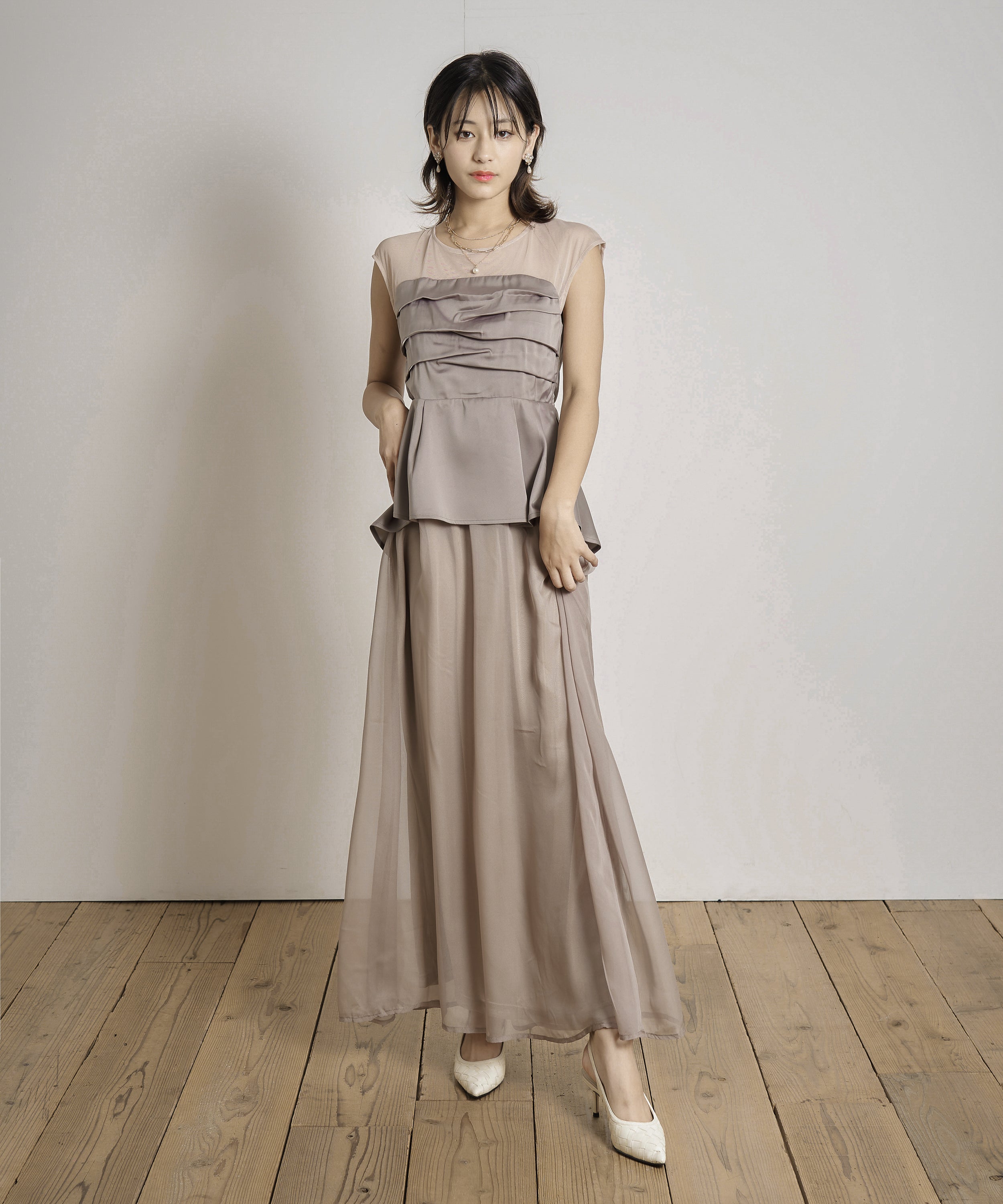 【My shawty】 glitter shaggy dress My shawty glitter shaggy dress Long sleeve dress FREE