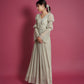 LAME PLEATS DRESS