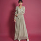 LAME PLEATS DRESS
