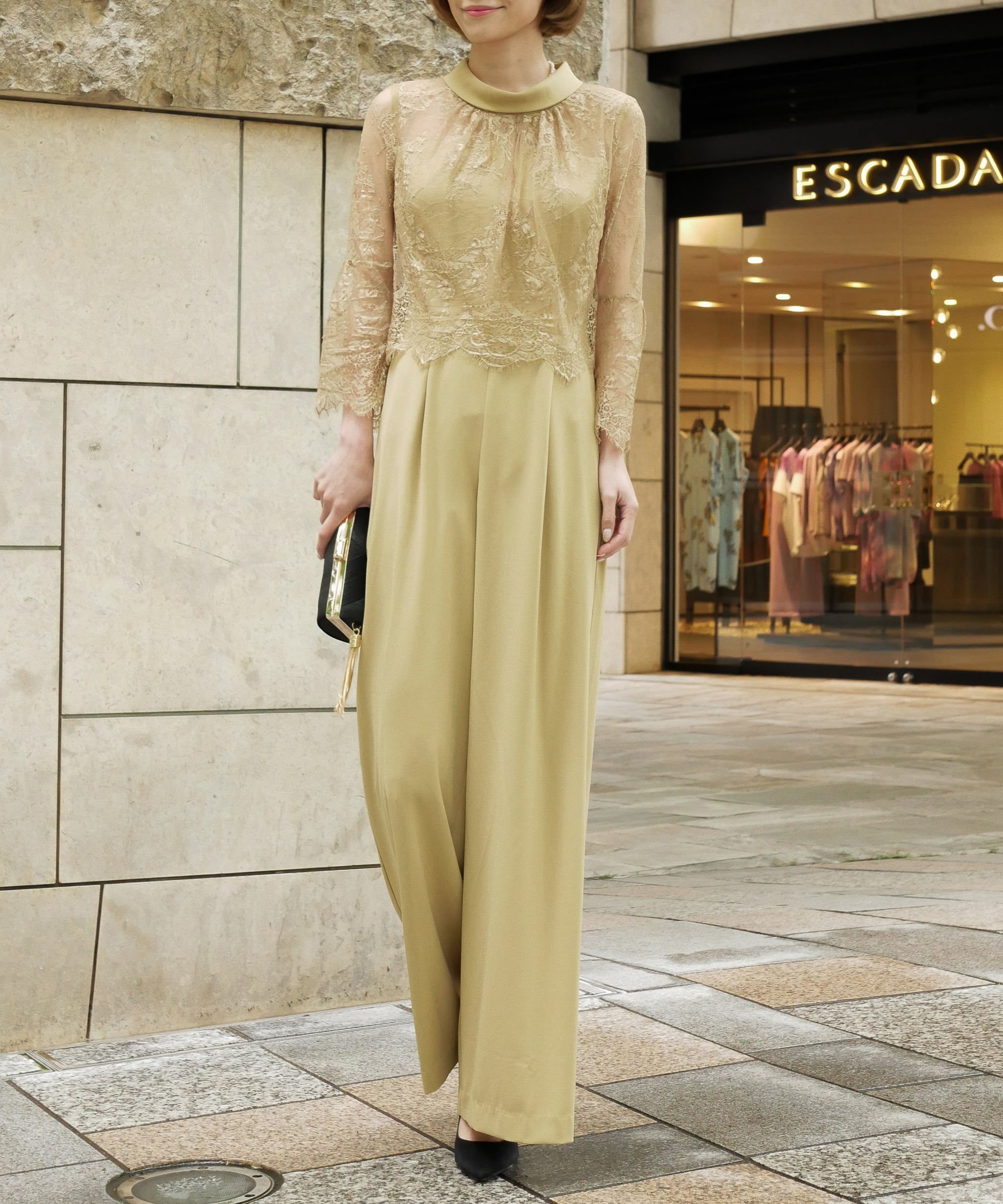 モデルサイズ：160cm B84 W61 H84 / 着用：イエロー S 