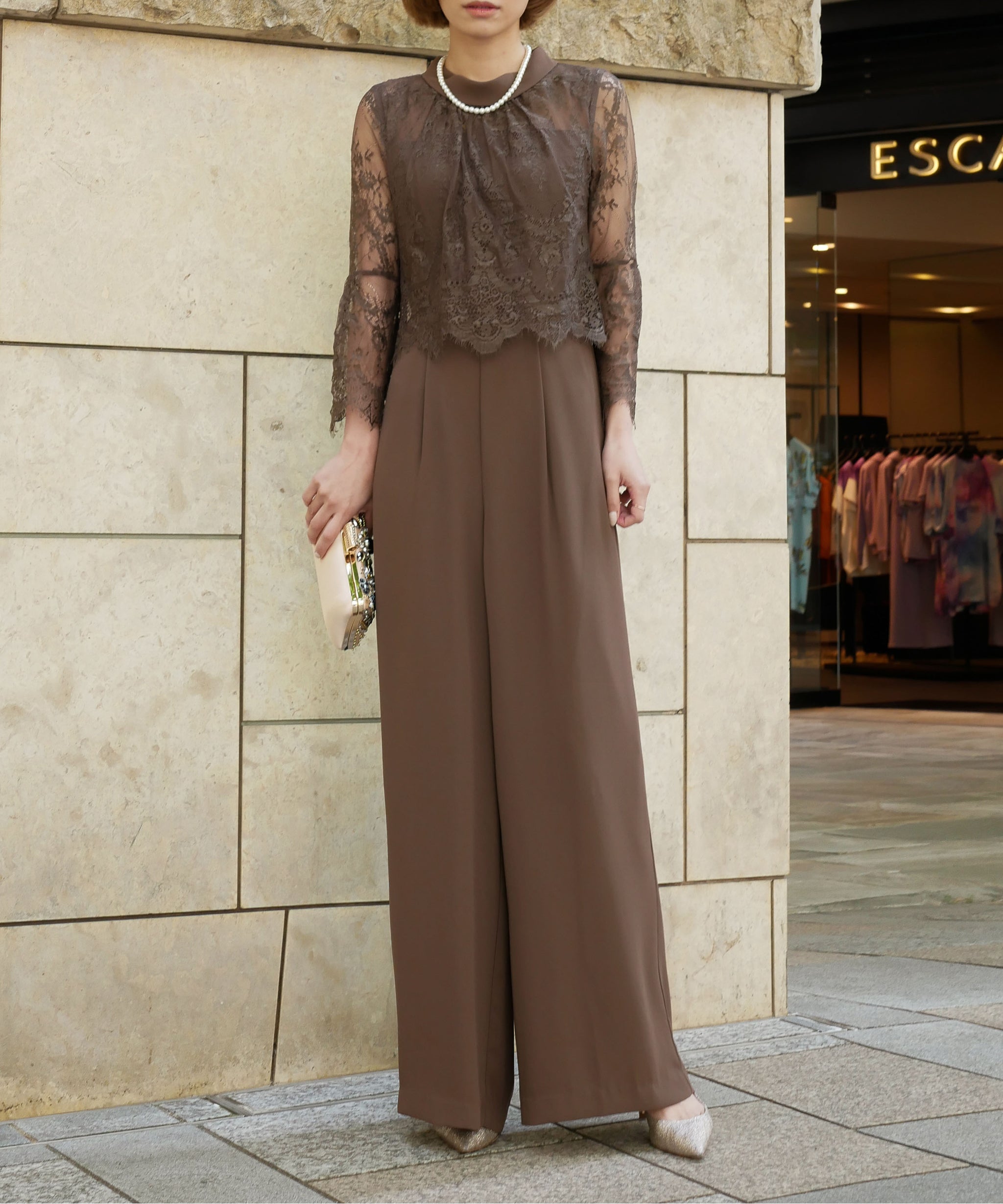 モデルサイズ：160cm B84 W61 H84 / 着用：ブラウン S 