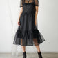 BRENDA ORGANDY MIDI DRESS