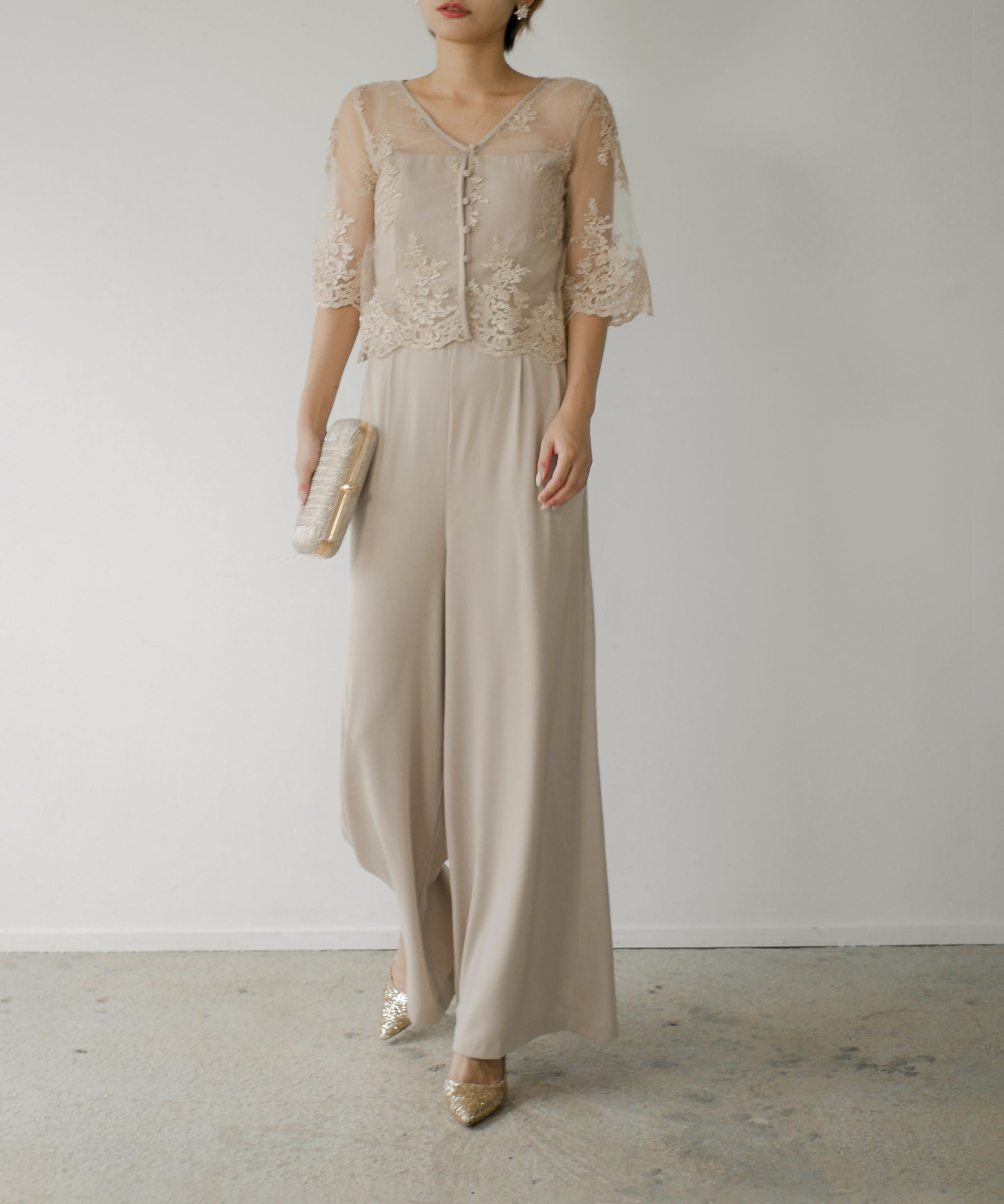 NAPOLI LACE PANTS DRESS