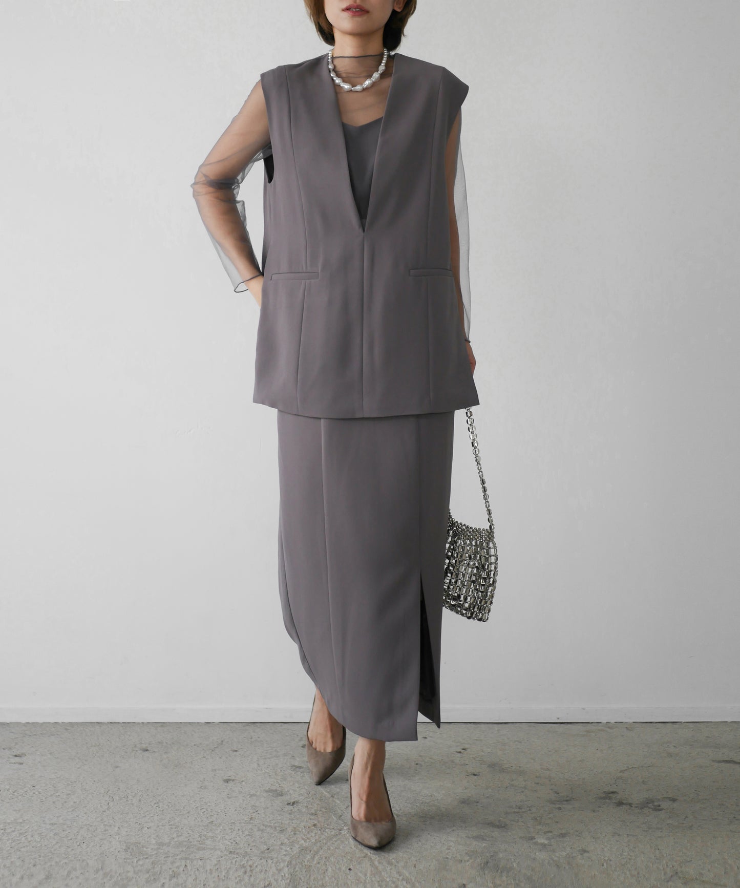 TULE SET UP DRESS