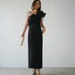SHINY FRILL DRESS