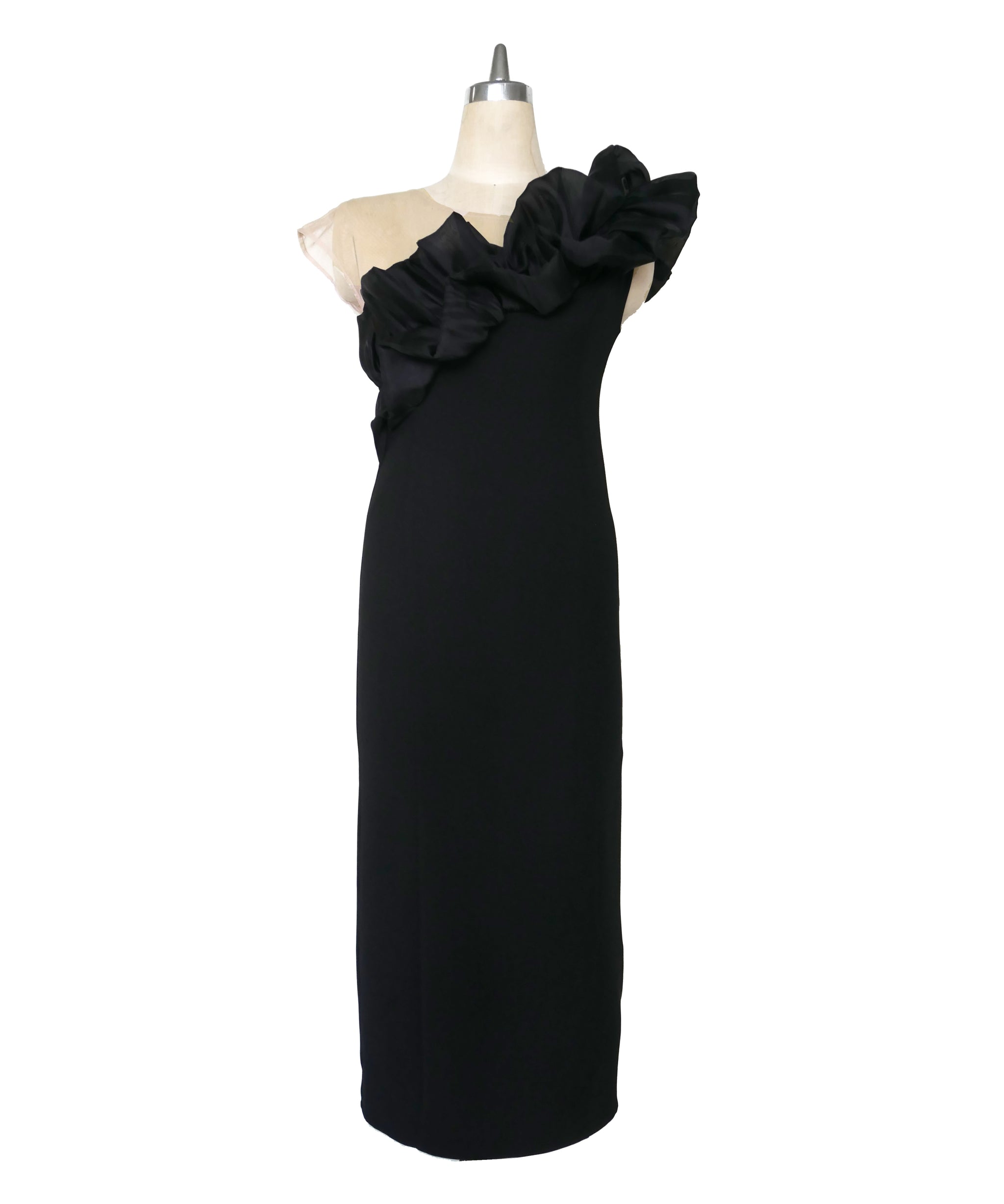 SHINY FRILL DRESS