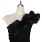 SHINY FRILL DRESS