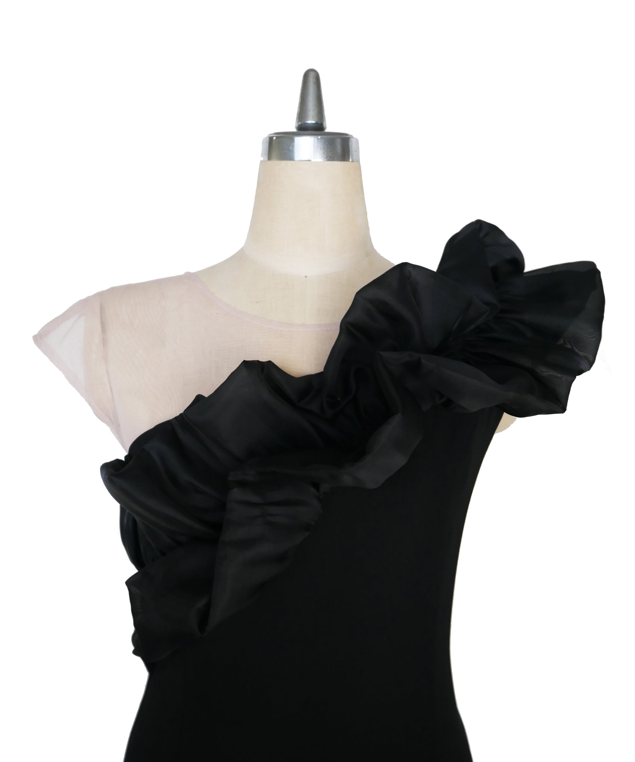 SHINY FRILL DRESS