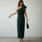SHINY FRILL DRESS