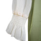 SATIN VOLUME SLEEVE DRESS