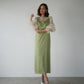 SATIN VOLUME SLEEVE DRESS