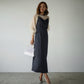 SATIN VOLUME SLEEVE DRESS