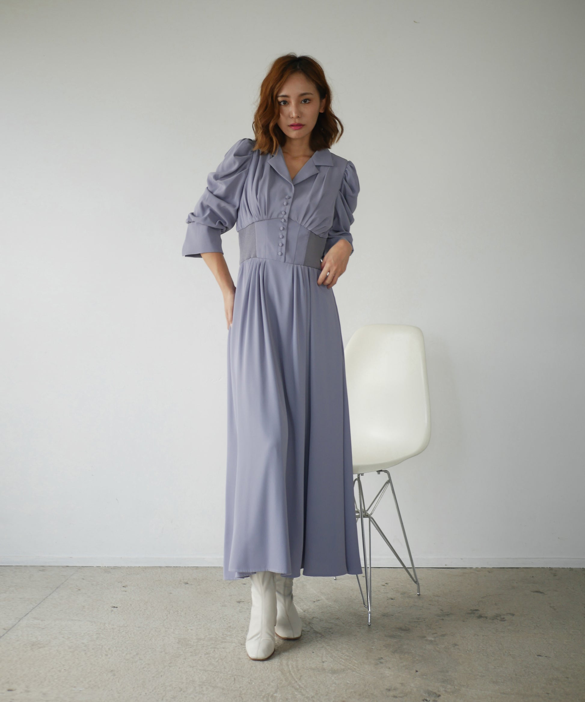 モデルサイズ：160cm B84 W61 H84 / 着用：ブルー