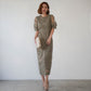 EMBROIDERY LACE PENCIL DRESS