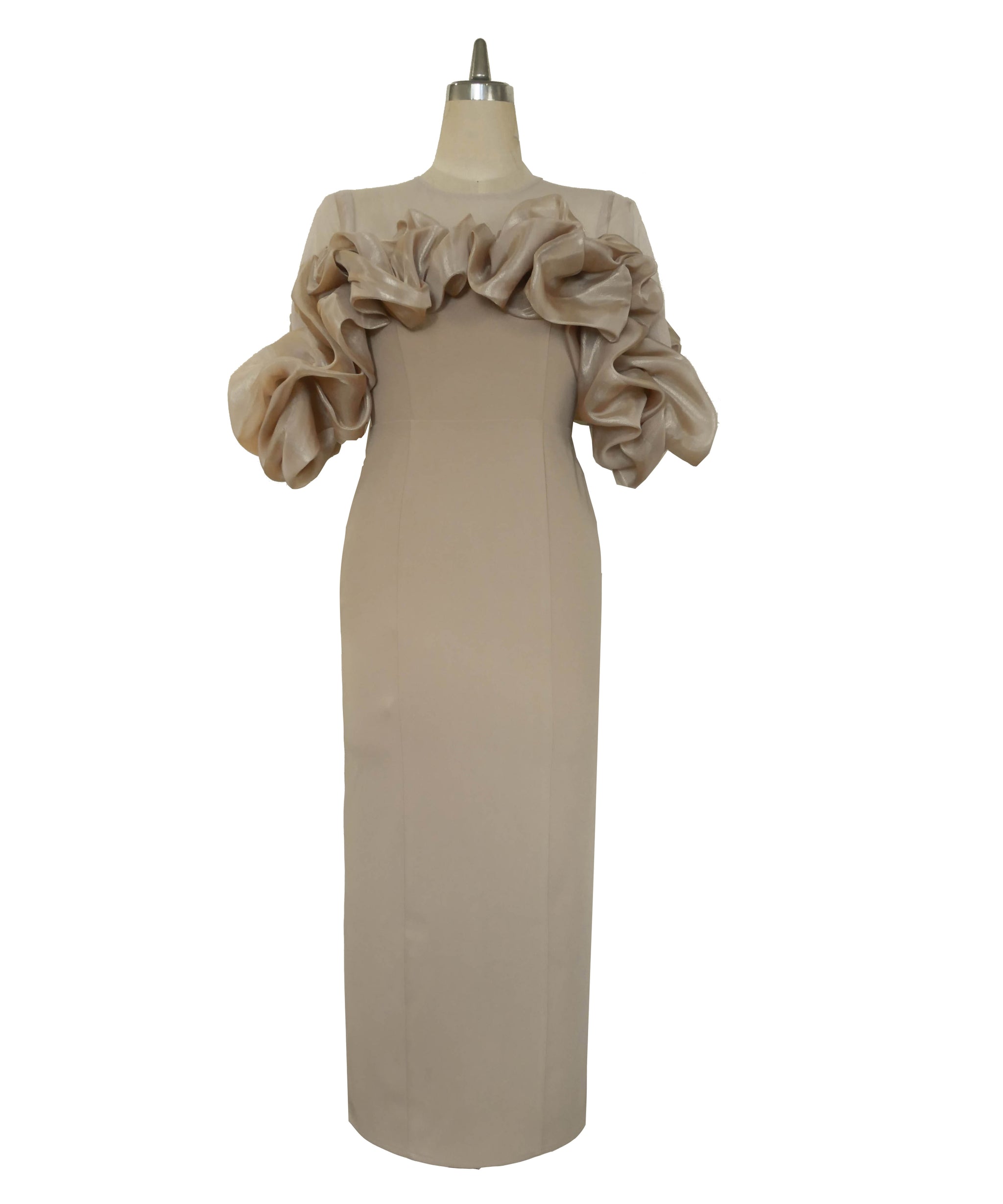 VOLUME RAFFLE DRESS