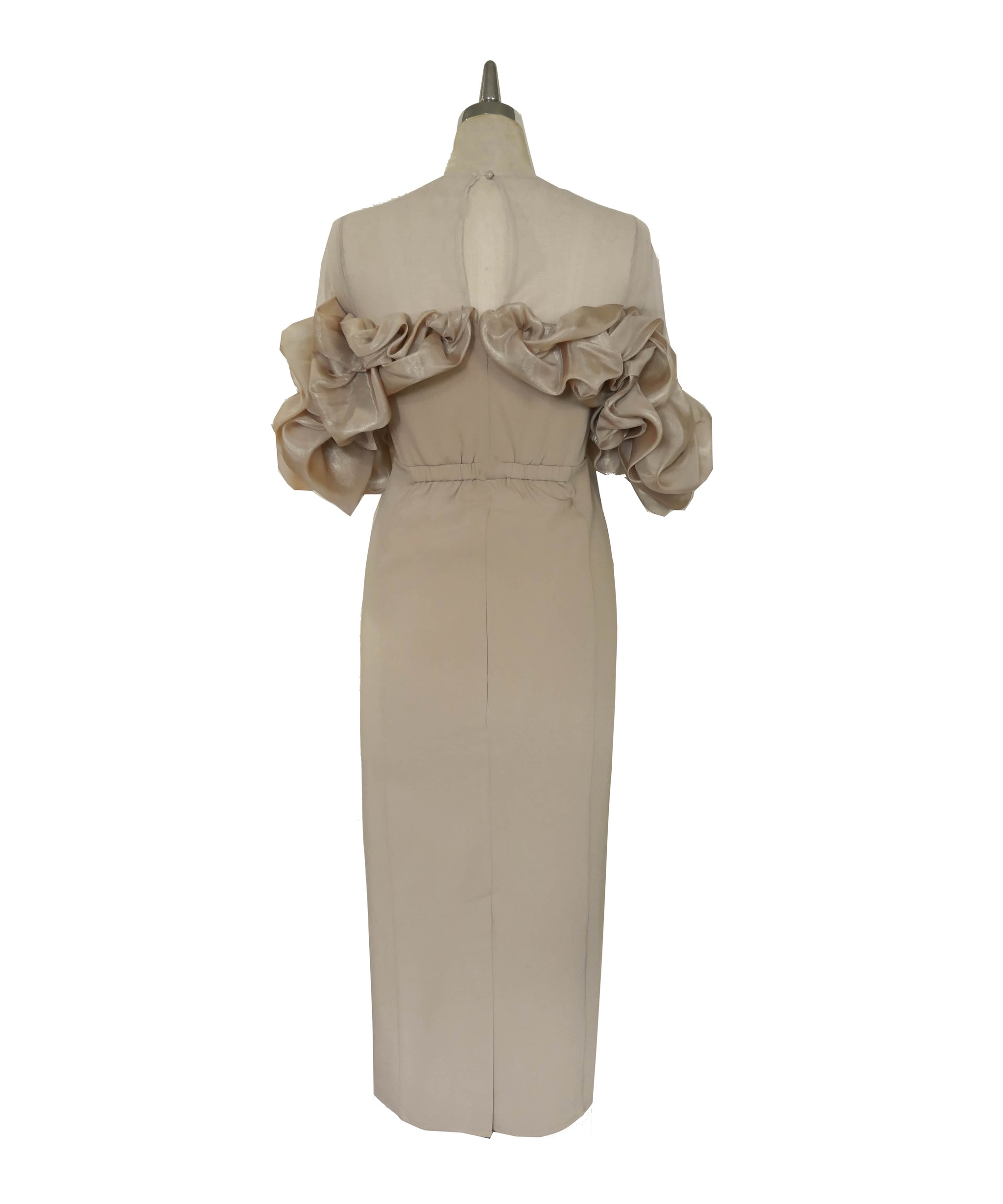 VOLUME RAFFLE DRESS