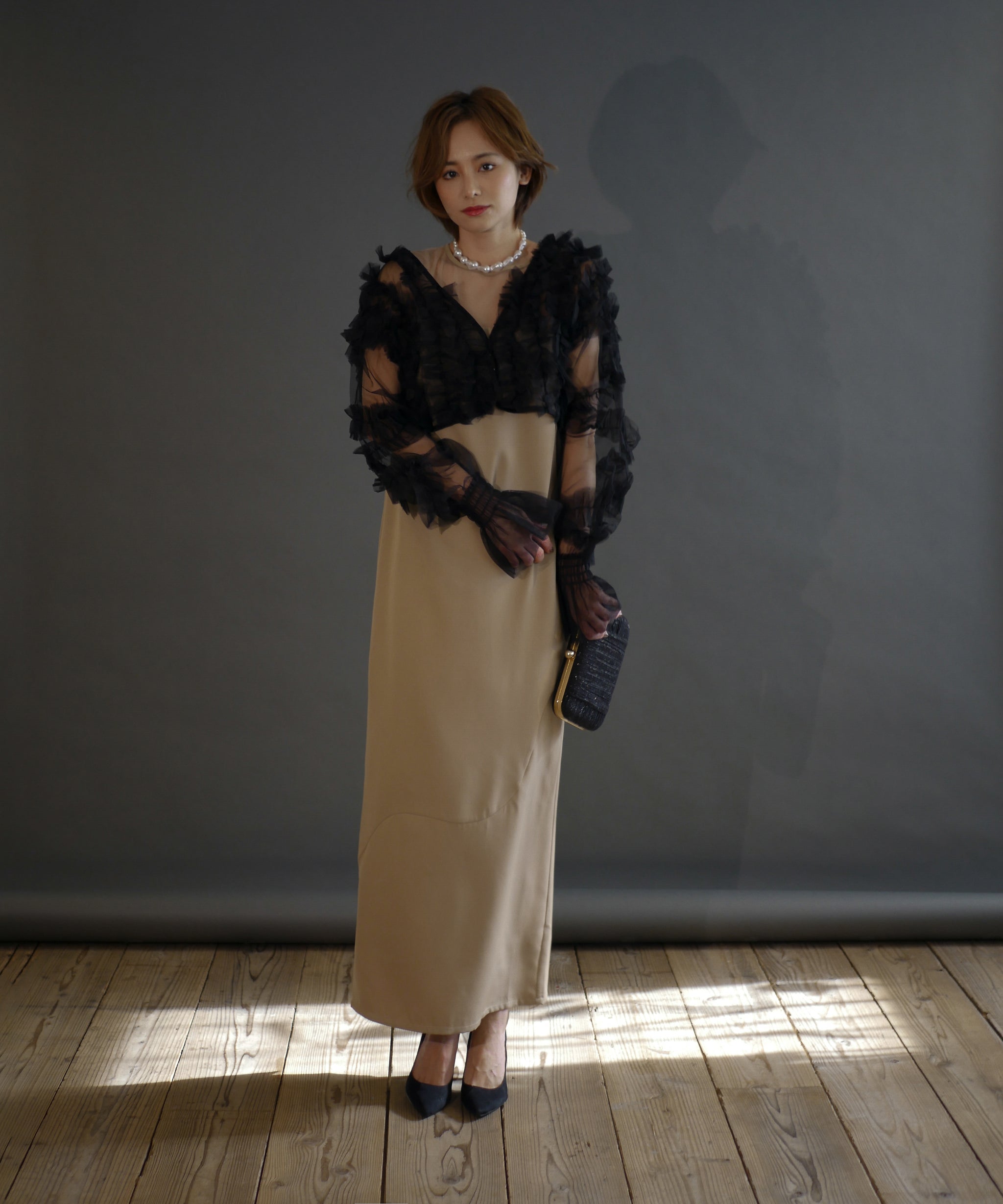 2WAY TULE BOLERO DRESS