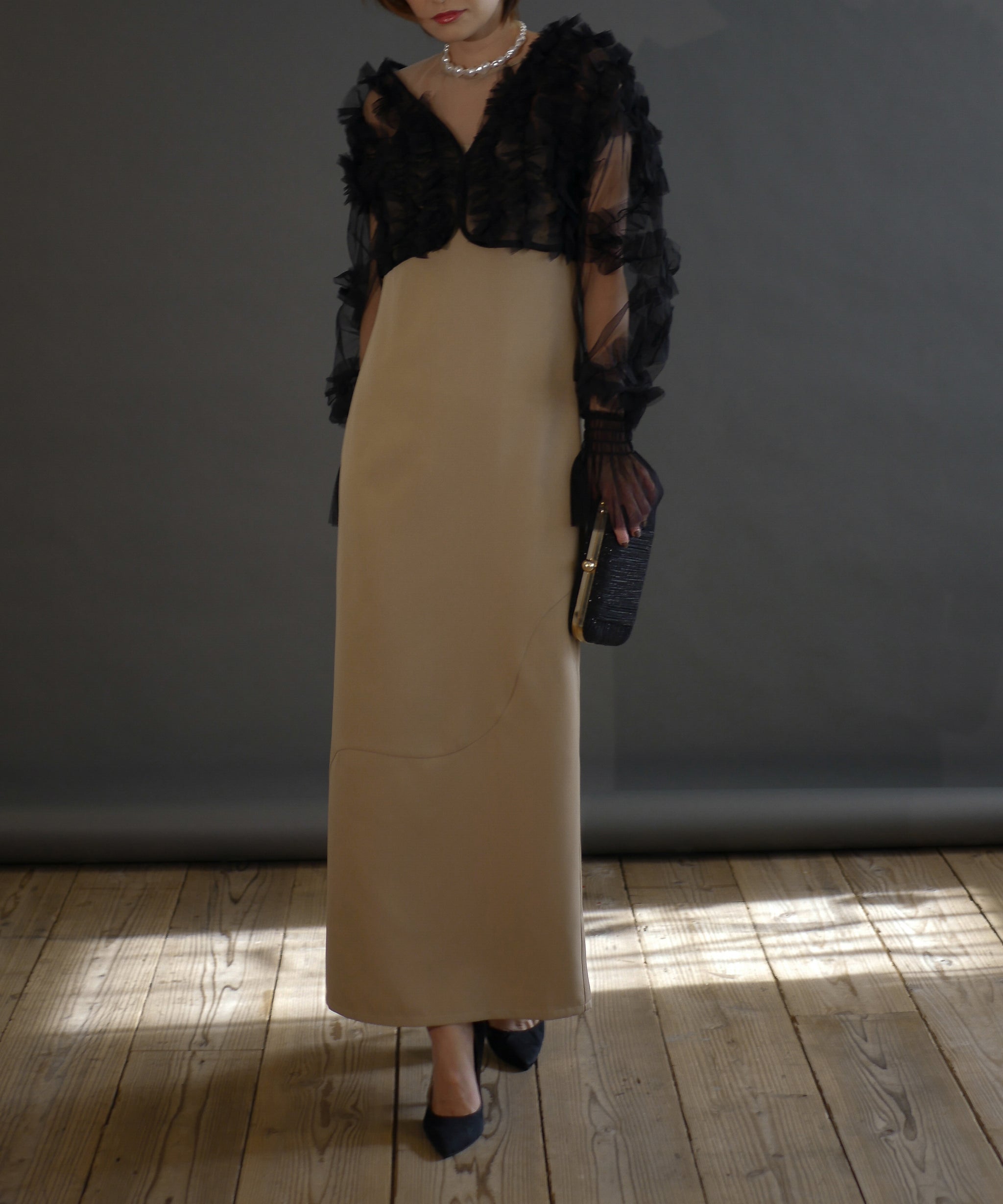 2WAY TULE BOLERO DRESS