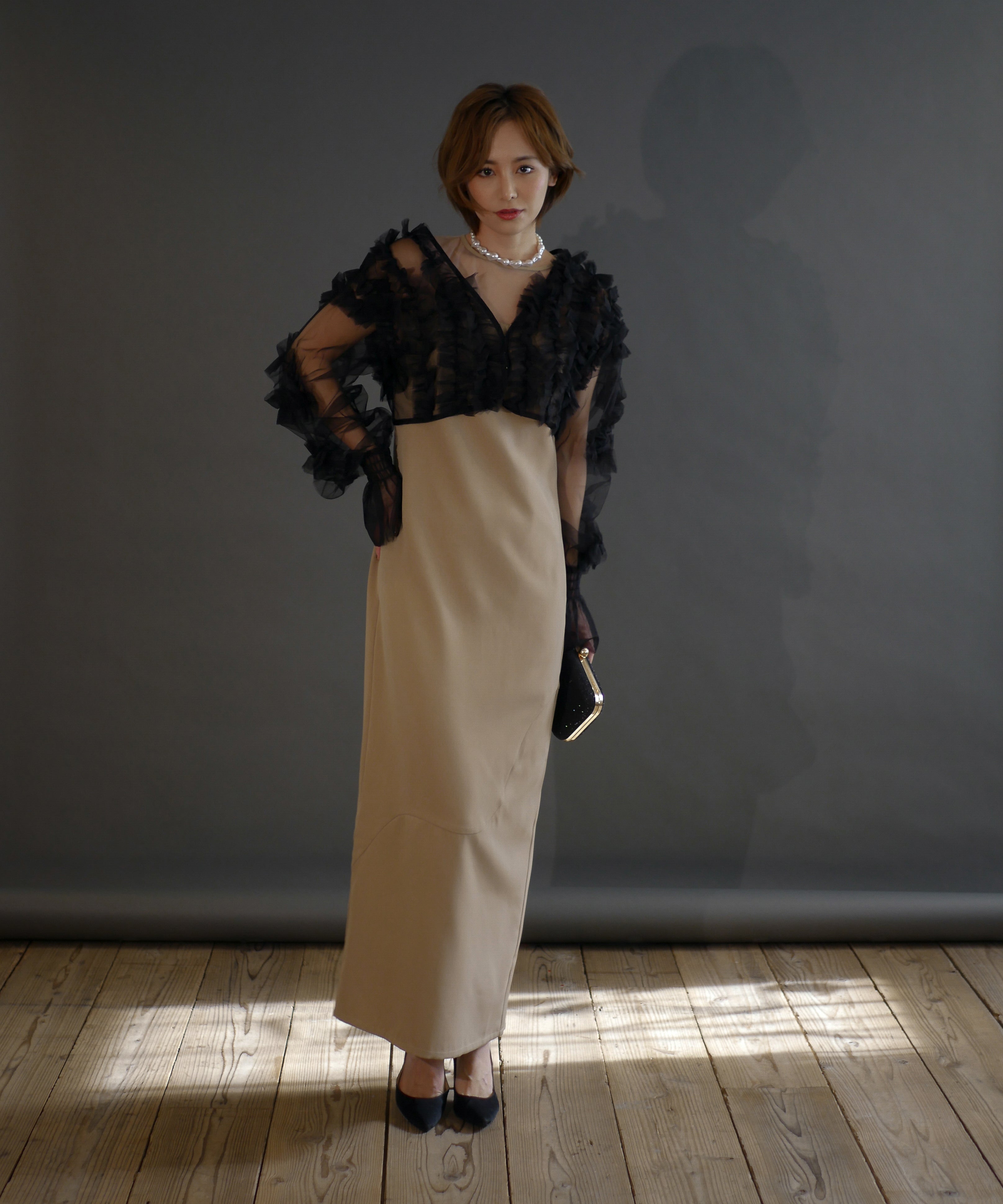 2WAY TULE BOLERO DRESS