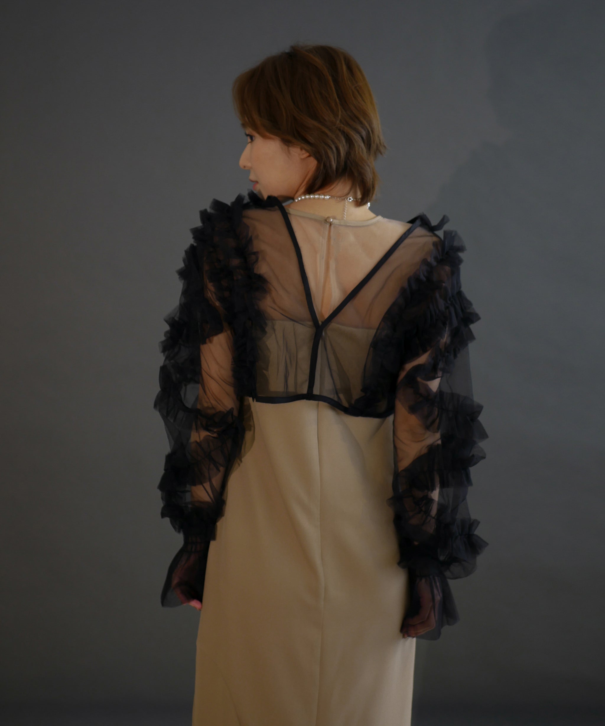 2WAY TULE BOLERO DRESS